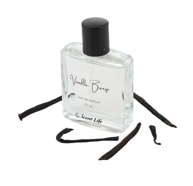 Vanilla Breeze Perfume 50 ml bottle - Lillianna Gifts Australia