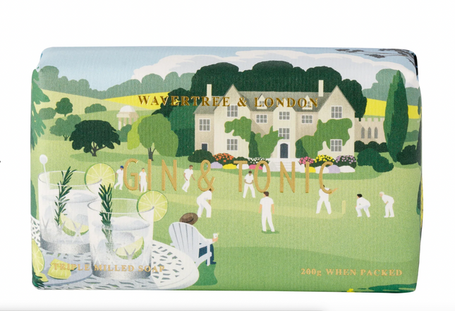 Wavertree & London Gin & Tonic Soap Bar 200g - Lillianna Gifts Australia