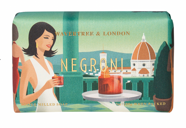 Wavertree & London Negroni Soap Bar 200g - Lillianna Gifts Australia