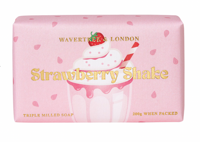 Wavertree & London Strawberry Shake Soap Bar 200g - Lillianna Gifts Australia