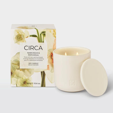 Circa Home Candle Narcissus & Patchouli 300g candle & Fragrance Diffuser 250ml - Lillianna Gifts Australia