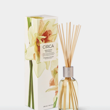 Circa Home Candle Narcissus & Patchouli 300g candle & Fragrance Diffuser 250ml - Lillianna Gifts Australia