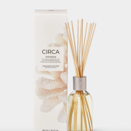 Circa Home Candle Oceanique 300g & 70g candle & Fragrance Diffuser 250ml - Lillianna Gifts Australia