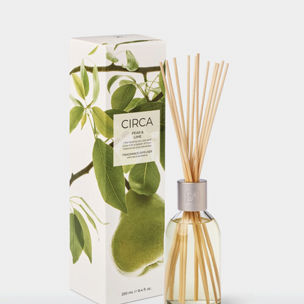 Circa Home Candle Pear & Lime 300g & 70g candle & Fragrance Diffuser 250ml - Lillianna Gifts Australia