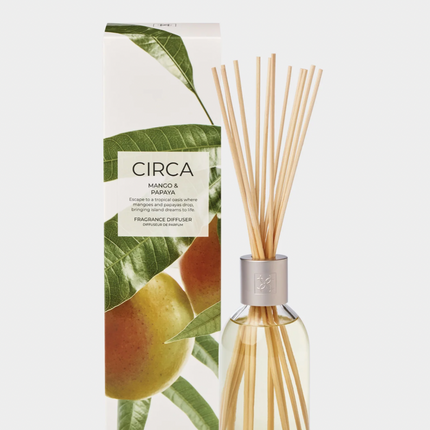 Circa Home Candle Mango & Papaya 300g & 70g candle & Fragrance Diffuser 250ml - Lillianna Gifts Australia