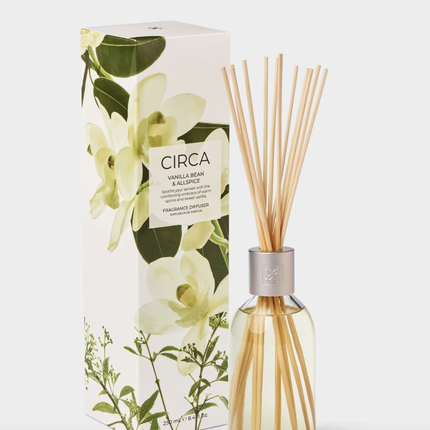 Circa Home Candle Vanilla Bean & Allspice 300g candle & Fragrance Diffuser 250ml - Lillianna Gifts Australia