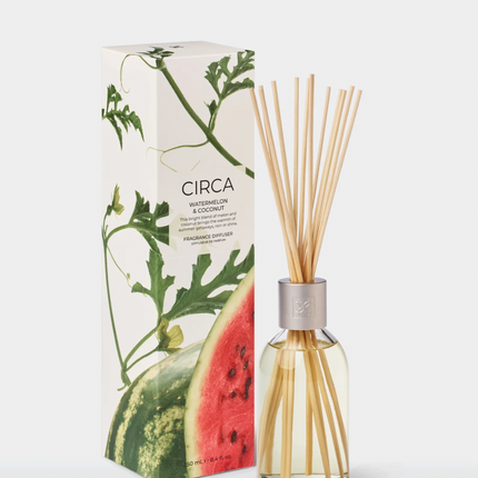 Circa Home Candle Watermelon & Coconut 300g candle & Fragrance Diffuser 250ml - Lillianna Gifts Australia