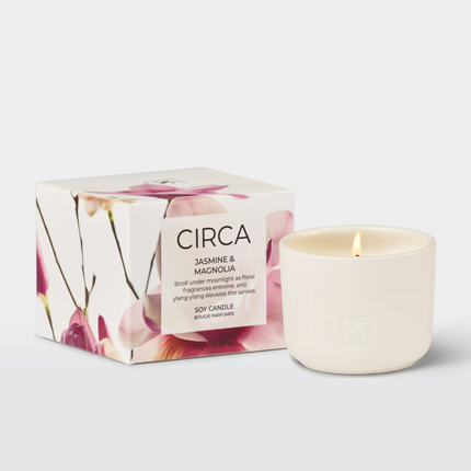 Circa Home Candle Jasmine & Magnolia 300g & 70g candle & Fragrance Diffuser 250ml - Lillianna Gifts Australia