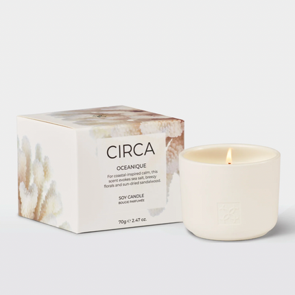 Circa Home Candle Oceanique 300g & 70g candle & Fragrance Diffuser 250ml - Lillianna Gifts Australia