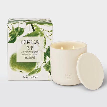 Circa Home Candle Pear & Lime 300g & 70g candle & Fragrance Diffuser 250ml - Lillianna Gifts Australia