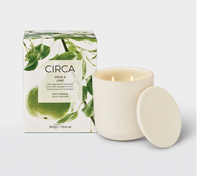 Circa Home Candle Pear & Lime 300g & 70g candle & Fragrance Diffuser 250ml - Lillianna Gifts Australia