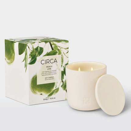 Circa Home Candle Pear & Lime 300g & 70g candle & Fragrance Diffuser 250ml - Lillianna Gifts Australia