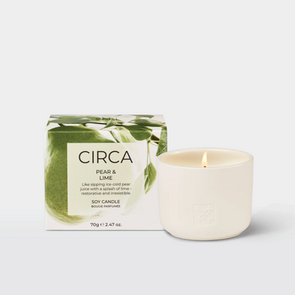 Circa Home Candle Pear & Lime 300g & 70g candle & Fragrance Diffuser 250ml - Lillianna Gifts Australia