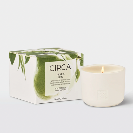 Circa Home Candle Pear & Lime 300g & 70g candle & Fragrance Diffuser 250ml - Lillianna Gifts Australia