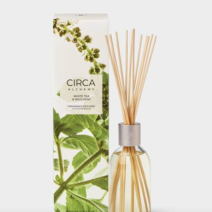 Circa Home Candle White Tea & Wild Mint 300g candle & Fragrance Diffuser 250ml - Lillianna Gifts Australia