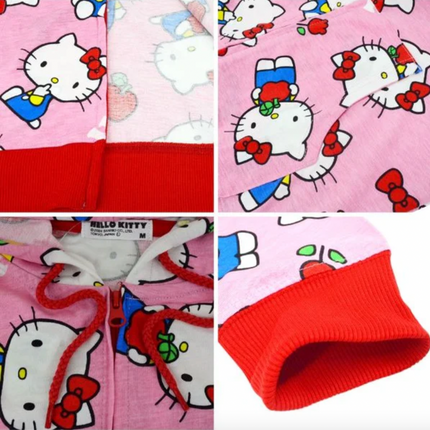 Sanrio Characters Vintage Printed Hoodie - Hello Kitty - Lillianna Gifts Australia