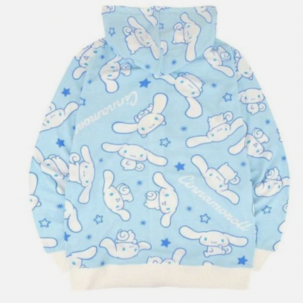 Sanrio Characters Vintage Printed Hoodie - Cinnamoroll - Lillianna Gifts Australia