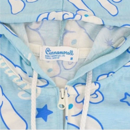 Sanrio Characters Vintage Printed Hoodie - Cinnamoroll - Lillianna Gifts Australia