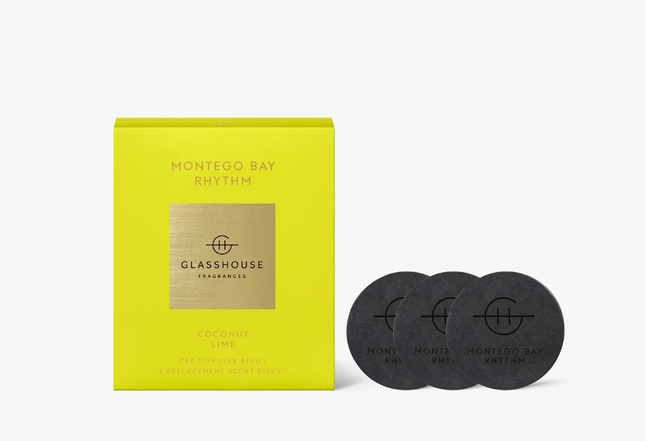 Glasshouse Car Diffuser Refill Montego Bay Rhythm - Lillianna Gifts Australia