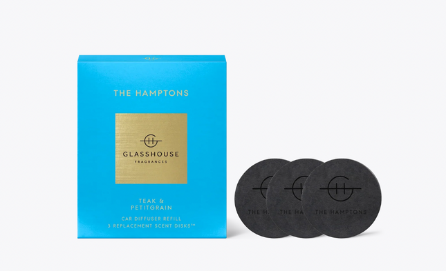 Glasshouse Car Diffuser Refill The Hamptons - Lillianna Gifts Australia