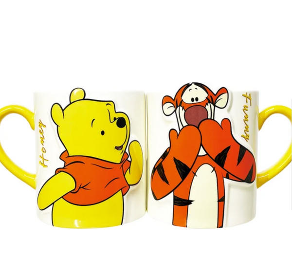 WINNIE THE POOH Pair Mugs Pooh & Tigger - Lillianna Gifts Australia