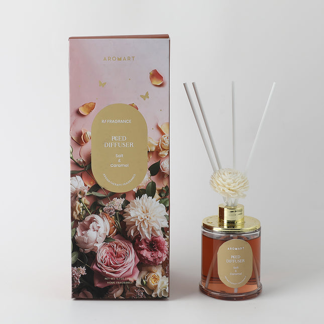 Aromart Reed Diffuser - Salt & Caramel - Lillianna Gifts Australia