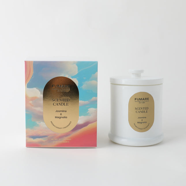 FUMARE 400G Scented Candle - Jasmine & Magnolia - Lillianna Gifts Australia