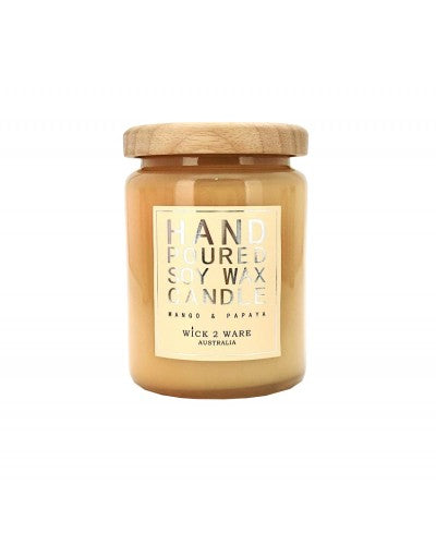 Wick2Ware Hand Poured Soy Max candle - 580g Extra Large Size - Lillianna Gifts Australia