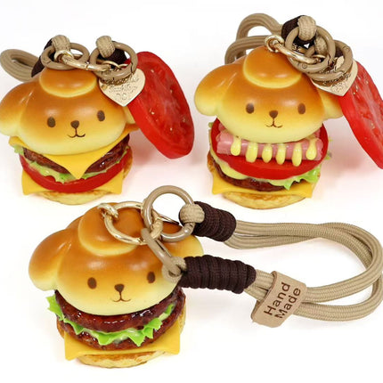IsleEase Squishy - Burgerdog Keychain - Lillianna Gifts Australia