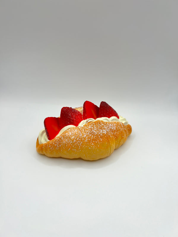 IsleEase Squishy - Strawberry Croissant - Lillianna Gifts Australia