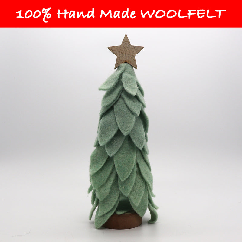 Wool Felt Large Christmas Tree Green - Lillianna Gifts Australia