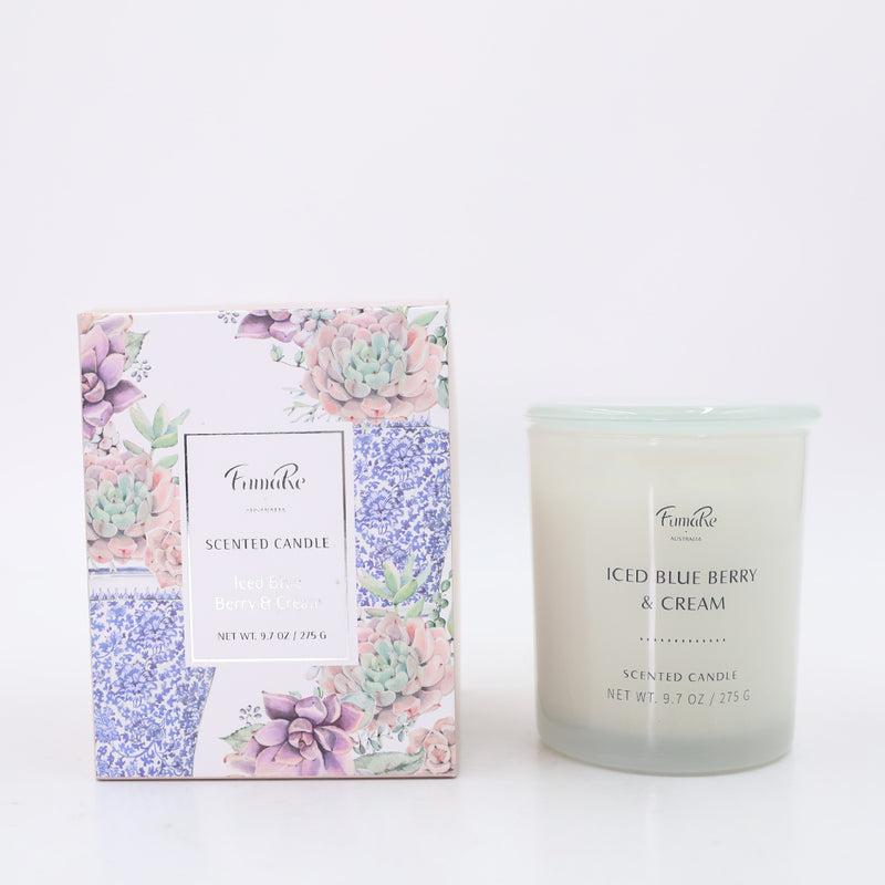 Fumare Iced Blue Berry and Cream Candle - Lillianna Gifts Australia