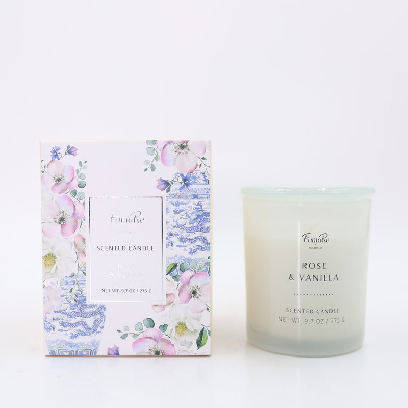 Rose and Vanilla Candle Fumare - Lillianna Gifts Australia
