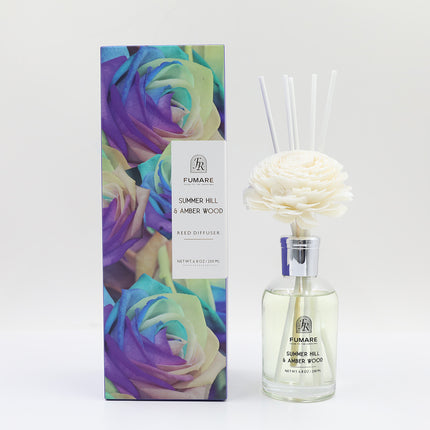 Fumare fragrances summer hill & amber wood 200ml diffuser - Lillianna Gifts Australia
