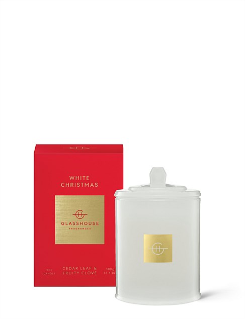 WHITE CHRISTMAS 380G SOY CANDLE - Lillianna Gifts Australia