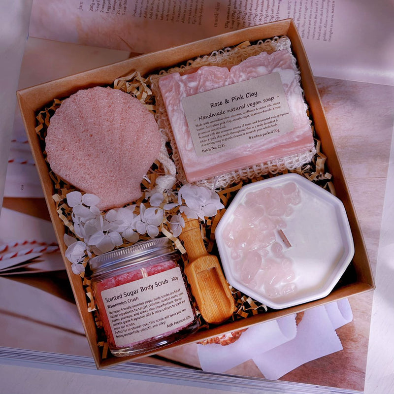 The Pink Luxe Hamper Gift Box - Forever Love Gift Box - Lillianna Gifts Australia