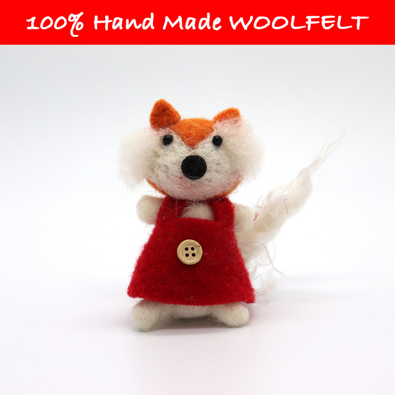 Wool Felt Little Fox Red - Lillianna Gifts Australia