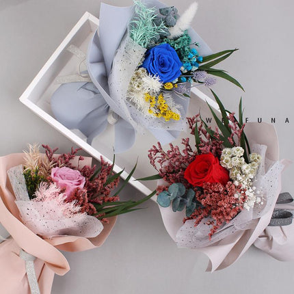 Dried Flowers Red S - Lillianna Gifts Australia