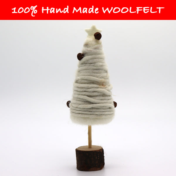 Wool Felt Rusty Bell White - Lillianna Gifts Australia
