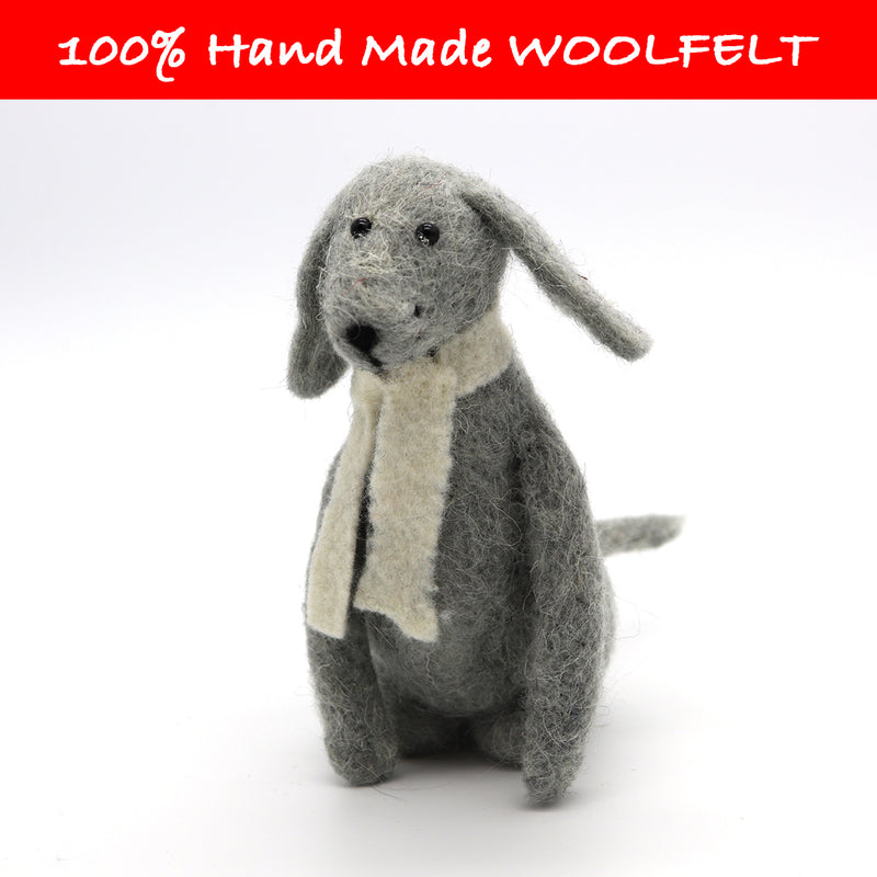 Wool Felt Little Dog - Lillianna Gifts Australia