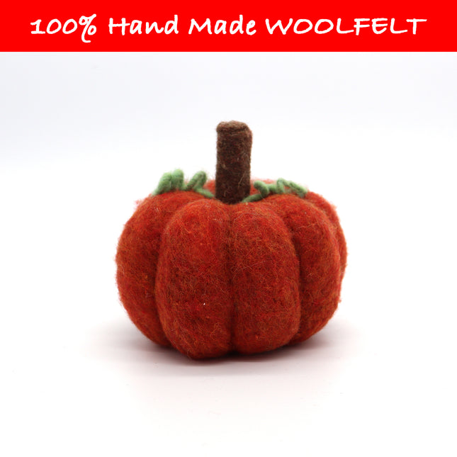 Wool Felt Pumpkin Medium - Lillianna Gifts Australia