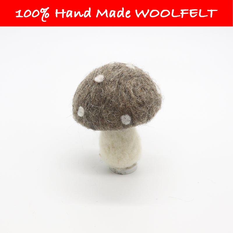 Wool Felt Mushroom Medium - Lillianna Gifts Australia