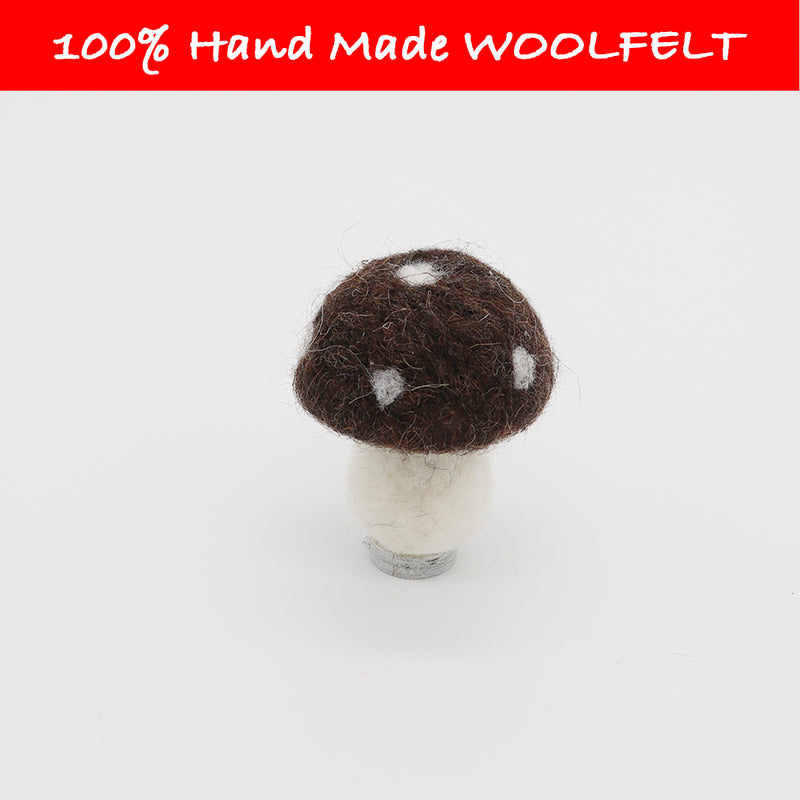 Wool Felt Mushroom Small - Lillianna Gifts Australia