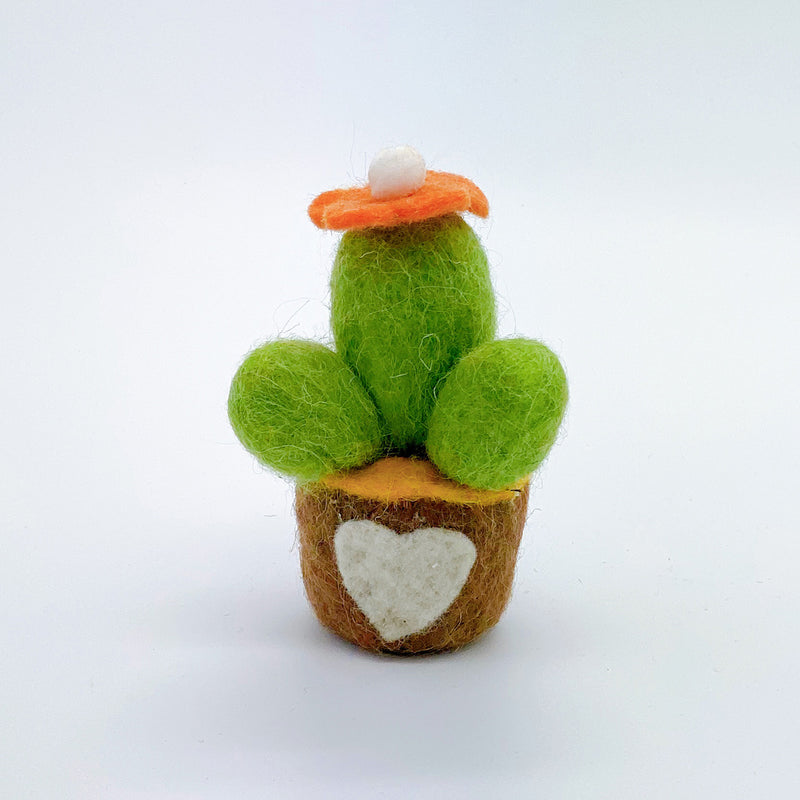 Wool Felt Flower Cactus - Lillianna Gifts Australia