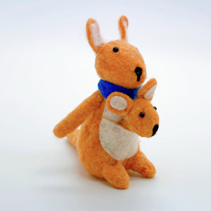 Wool Felt Cute Kangaroo - Lillianna Gifts Australia