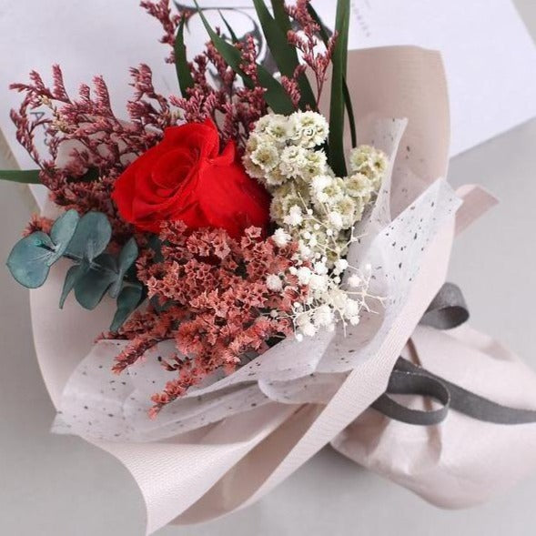 Dried Flowers Red S - Lillianna Gifts Australia