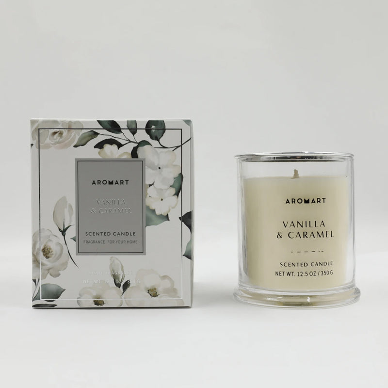 Aromart Candle Vanilla & Caramel - Lillianna Gifts Australia