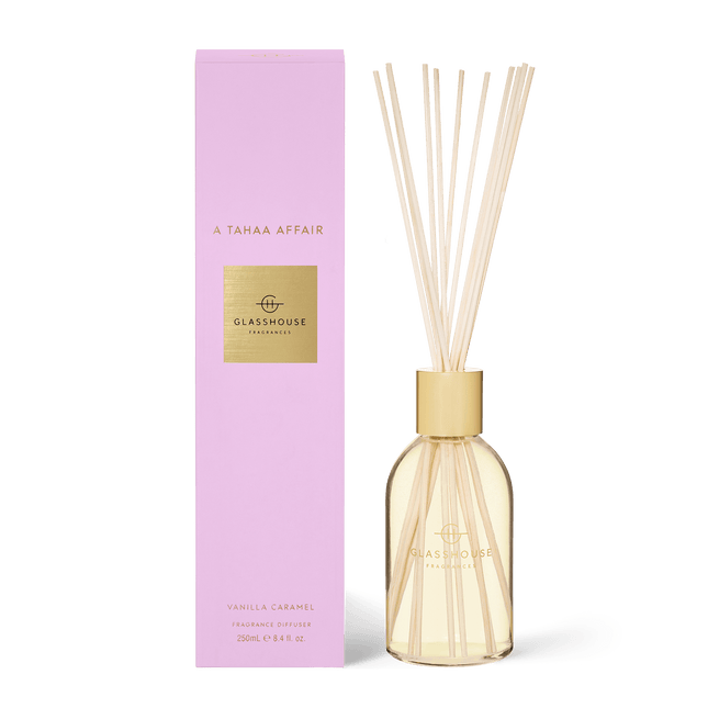 Glasshouse Diffuser A Tahaa Affair Vanilla Caramel - Lillianna Gifts Australia