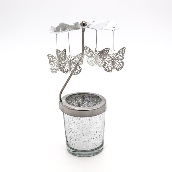 Candle Spinner Butterfly Gold\Silver - Lillianna Gifts Australia
