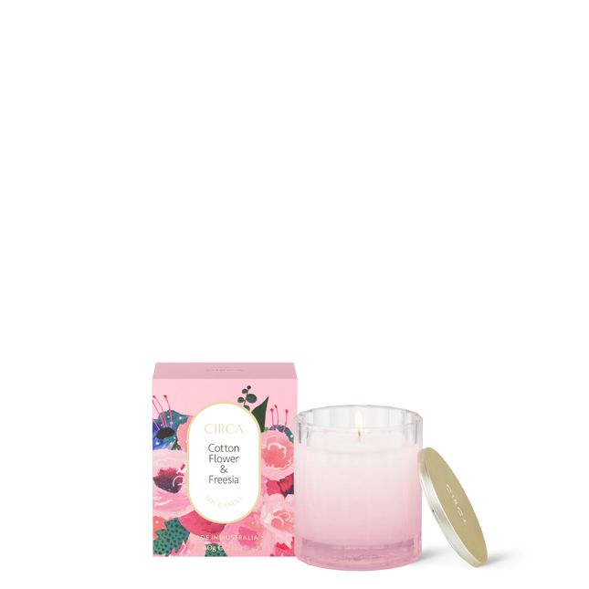 Circa Home COTTON FLOWER & FREESIA Soy Candle 60g - Lillianna Gifts Australia